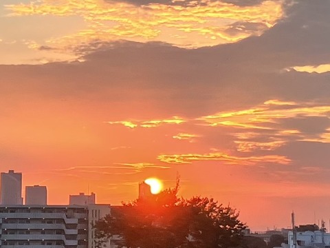 今日の空