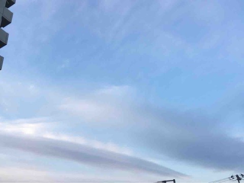 今日の空