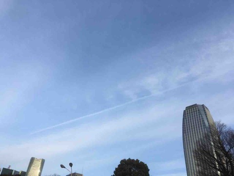 今日の空