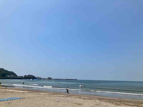 今日の空と海