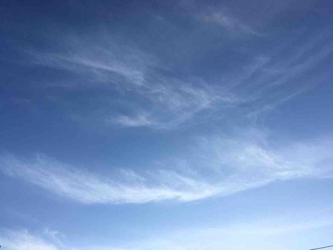 今日の空