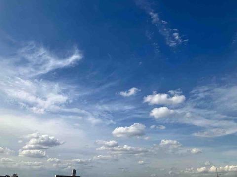 今日の空