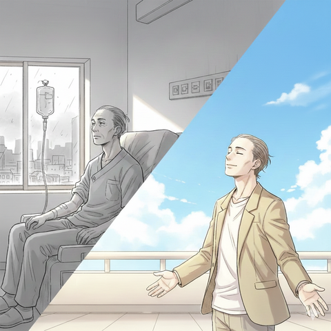 ガンとともに生きる