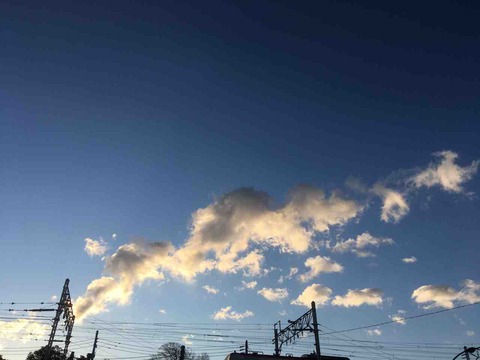 今日の空