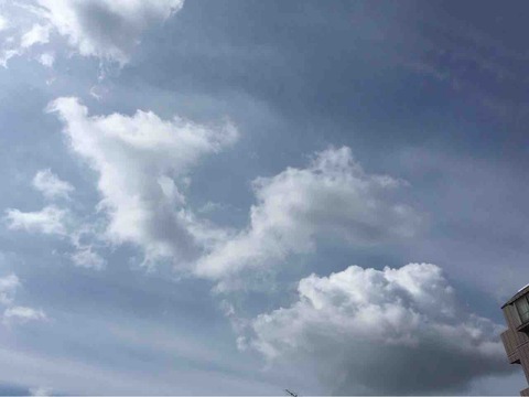 今日の空