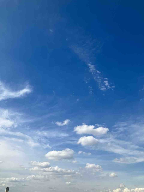 今日の空
