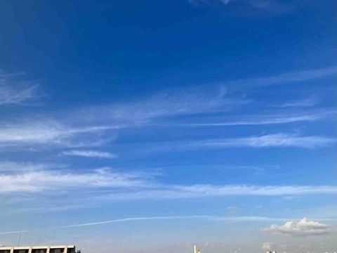 今日の空