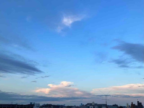 今日の空