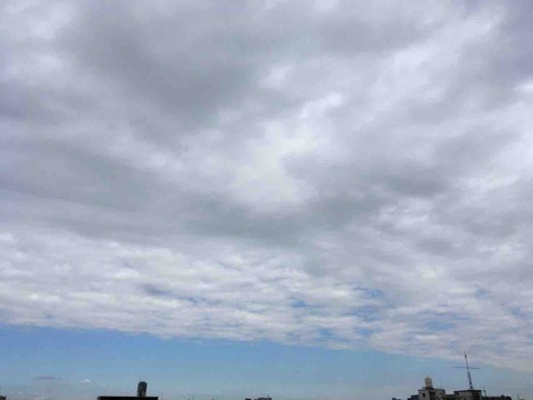 今日の空