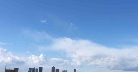 今日の空