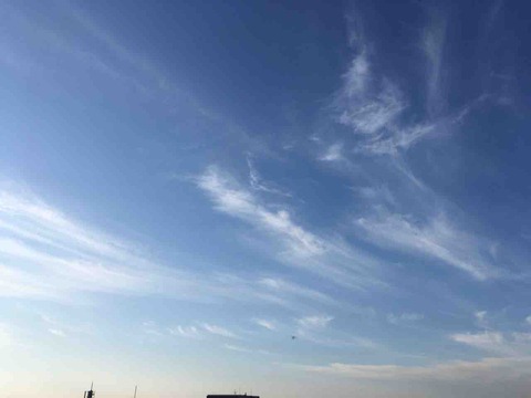 今日の空