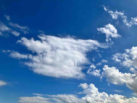 今日の空