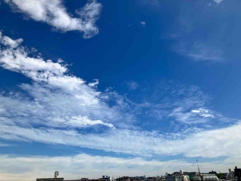 今日の空