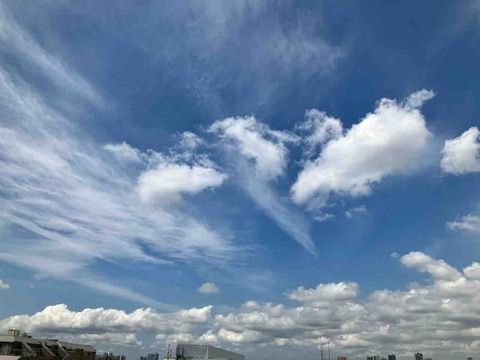 今日の空