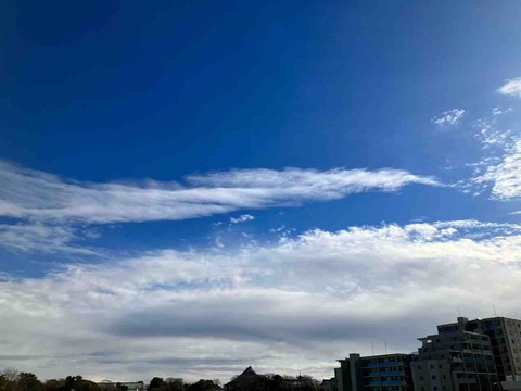 今日の空