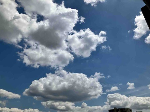 今日の空