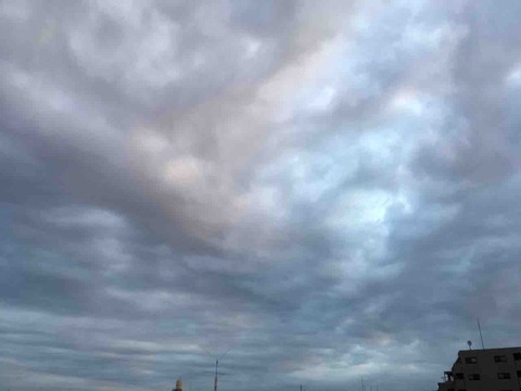 今日の空
