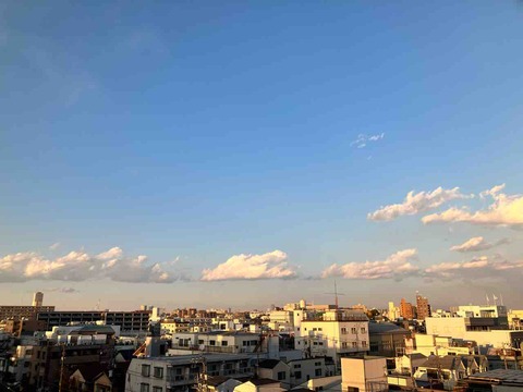 今日の空