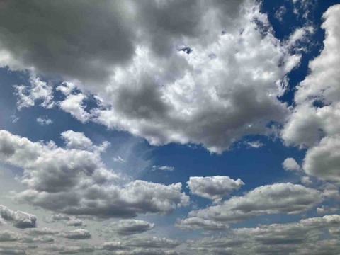 今日の空