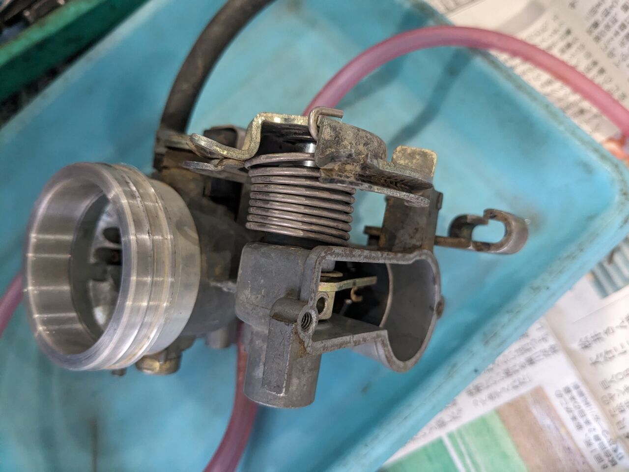 XR250に汎用ハイスロキット取り付け : フレアライン店長のblog