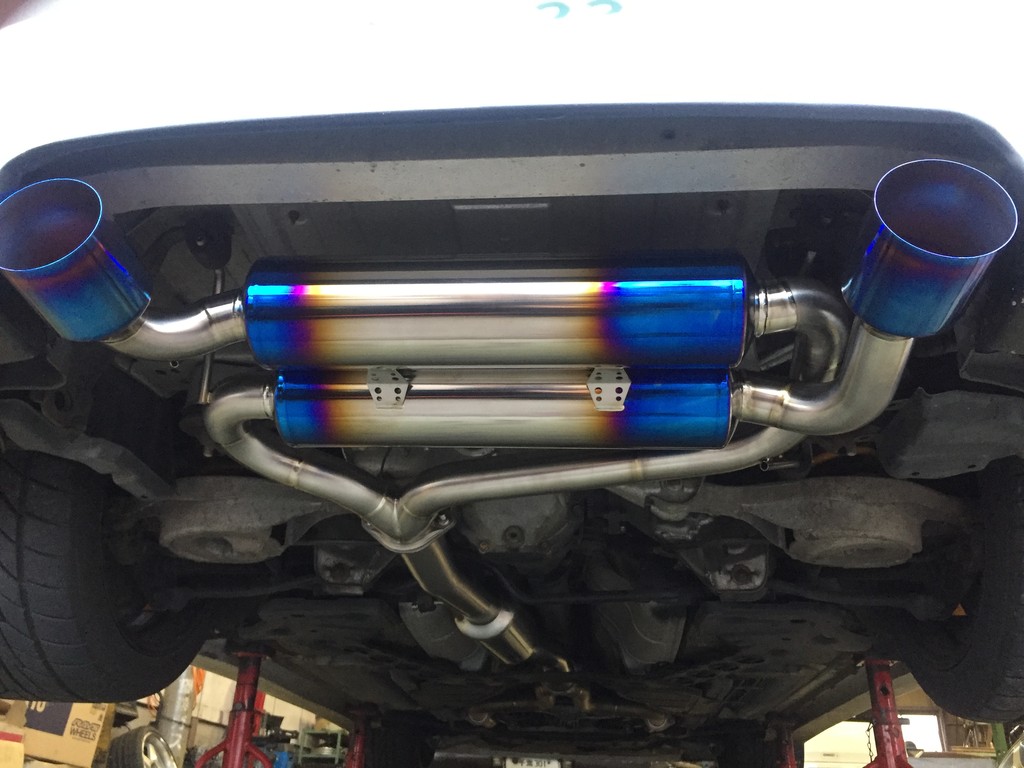 z33用 フェアレディZ z33 アミューズ フルチタンマフラー アミューズ 