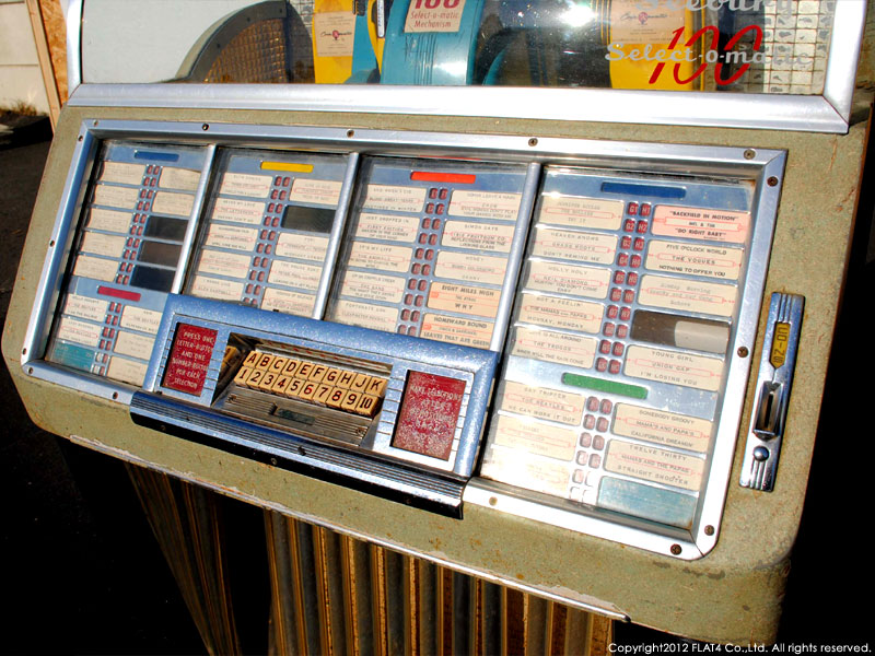 □SEEBURG M100Cジュークボックスレストア完成！ : Today's FLAT4