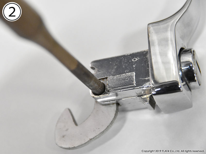 □HOW TO INSTALL REAR DECKLID LOCK LONG HOOK : Today's FLAT4