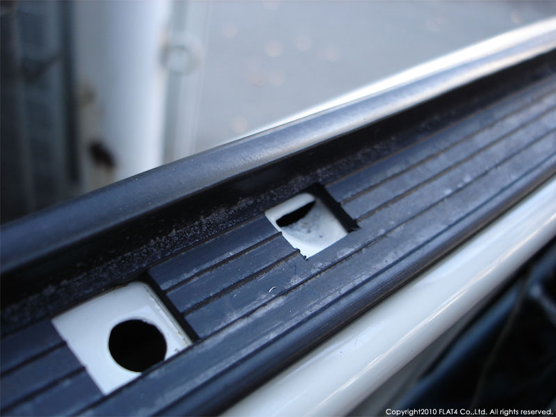 □TYPE-2サイドドアウィンドー周りのリフレッシュ : Today's FLAT4