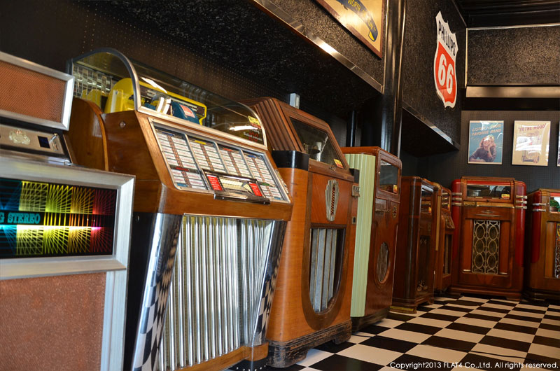 □遂にVINTAGEジュークボックスショールームが完成致しました