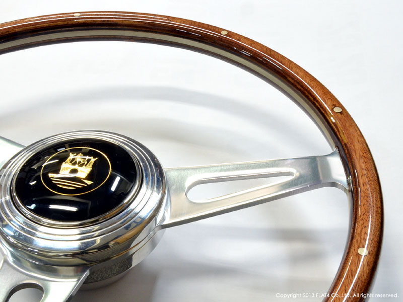 FLAT 4 ワーゲン　ウッド アルミ 3本スポーク ステアリングホイール FLAT 4 ワーゲン ウッド アルミ 3本スポーク ステアリングホイール