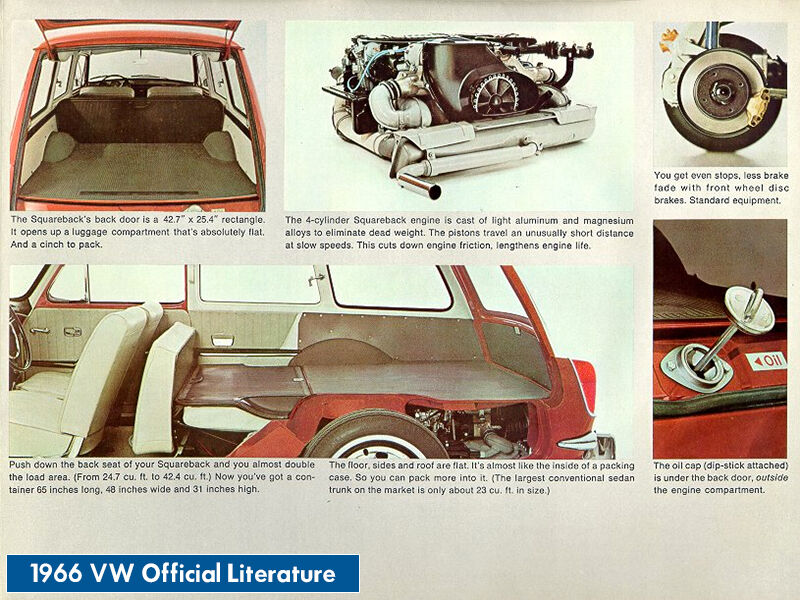 □POINT IN CHECK!! 1966 TYPE-3 SQUAREBACK : Today's FLAT4