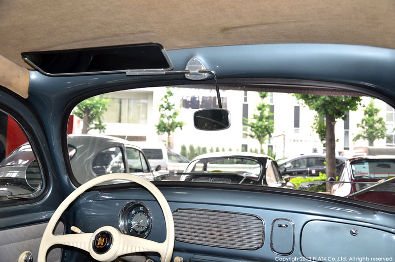 空冷VWタイプ1 純正ルームミラー クローム