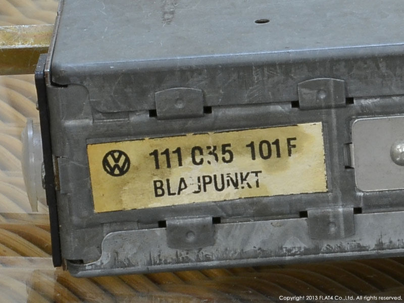 空冷ワーゲン BLAUPUNKT VINTAGE AM/FMラジオ □レイトモデル用VINTAGEラジオが新登場！ : Today's FLAT4