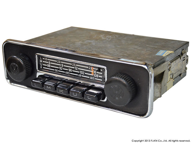 空冷ワーゲン BLAUPUNKT VINTAGE AM/FMラジオ □レイトモデル用VINTAGEラジオが新登場！ : Today's FLAT4