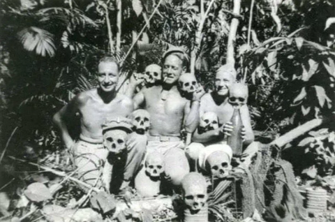 南京事変　日本兵の頭蓋骨