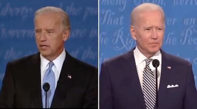 バイデン　左が本物