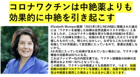 ワクチンで不妊