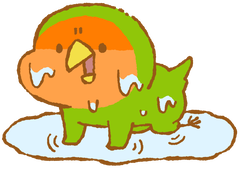 ずぶ濡れ