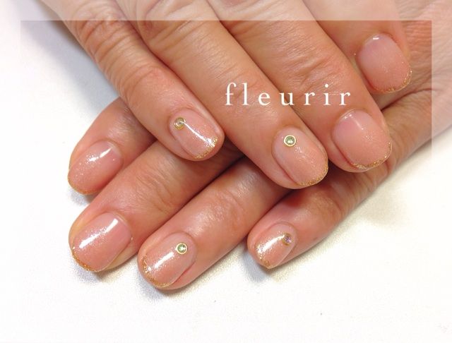 爪先ラメライン 中野ネイルサロン Fleurir のブログ プライベートネイルサロン 爪先ラメライン 中野ネイルサロン Fleurir のブログ プライベートネイルサロン
