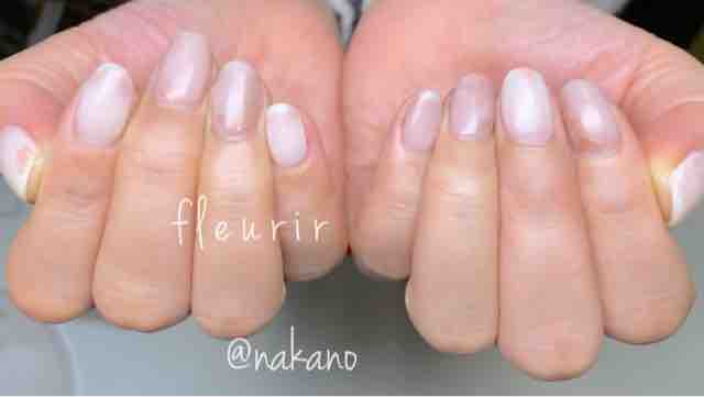ピンクゴールドホイルの埋め込みネイル 中野ネイルサロン Fleurir のブログ プライベートネイルサロン