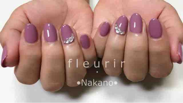 ローズパープル ネイル 中野ネイルサロン Fleurir のブログ プライベートネイルサロン