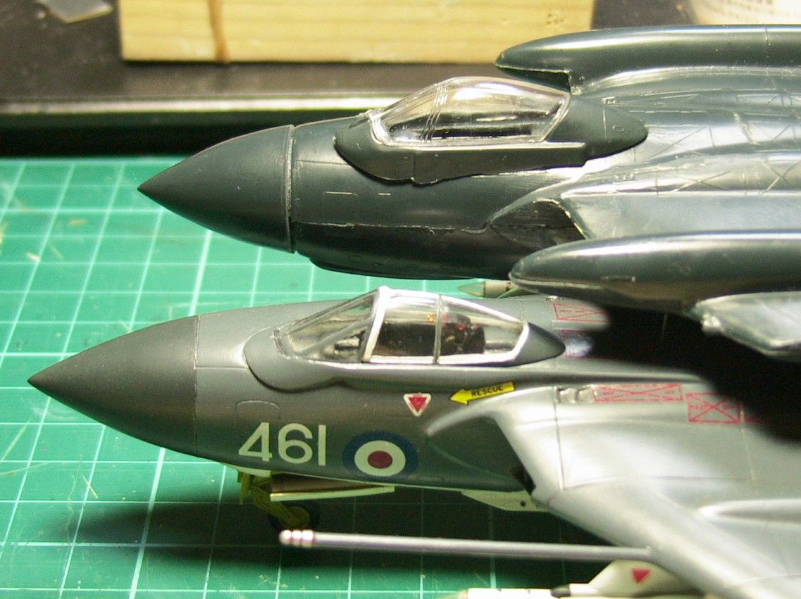 フロッグ1/72 シービクセンFAW2を作る(その三 フロッグ1/72 シービクセンFAW2を作る(その三