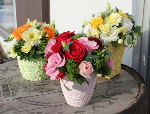 母の日アレンジ