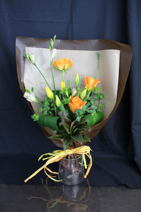 オレンジ黄色花束⑤