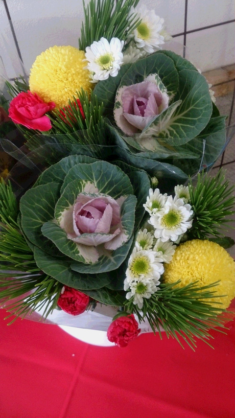 正月花束