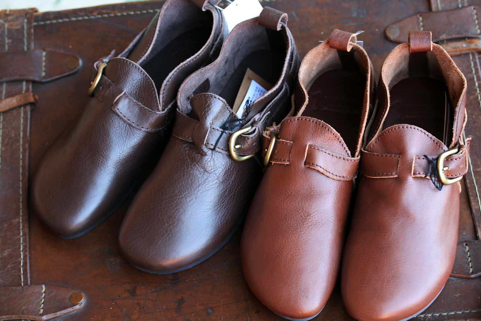 CLEDRAN【クレドラン】STRAP MIDDLE CUT SHOES シリーズ : Chocolat de 