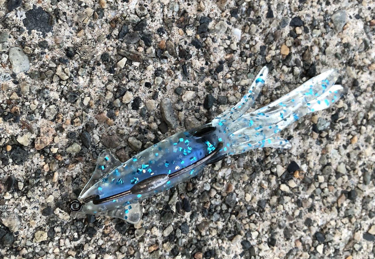 凄く根掛りしにくいフックとファイヤーフライ S スイッチャー ワーム102 フラッター日誌