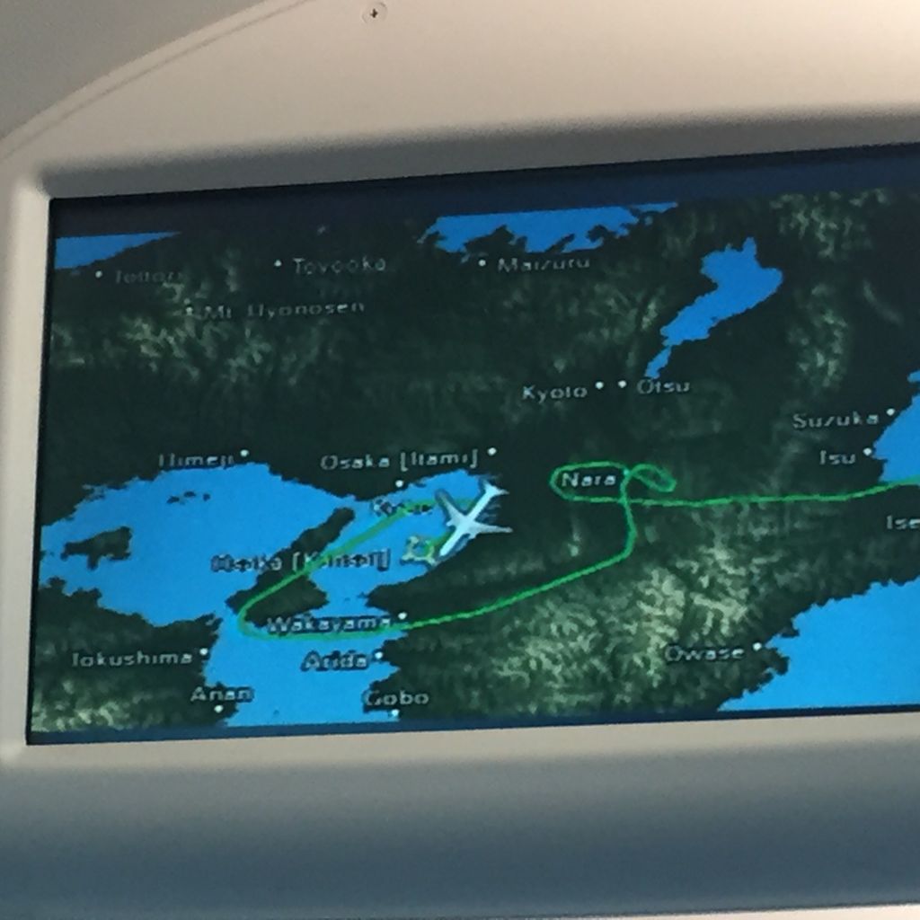 着陸直前 突如大阪伊丹空港滑走路閉鎖 グルグル回りの挙句なんと関西空港に到着 優雅に空を飛びたい お得な旅でダイヤ会員へ
