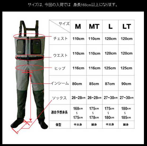防水フロントジップのウェーダー : 背中にアブラビレ!? 防水フロントジップのウェーダー : 背中にアブラビレ!?