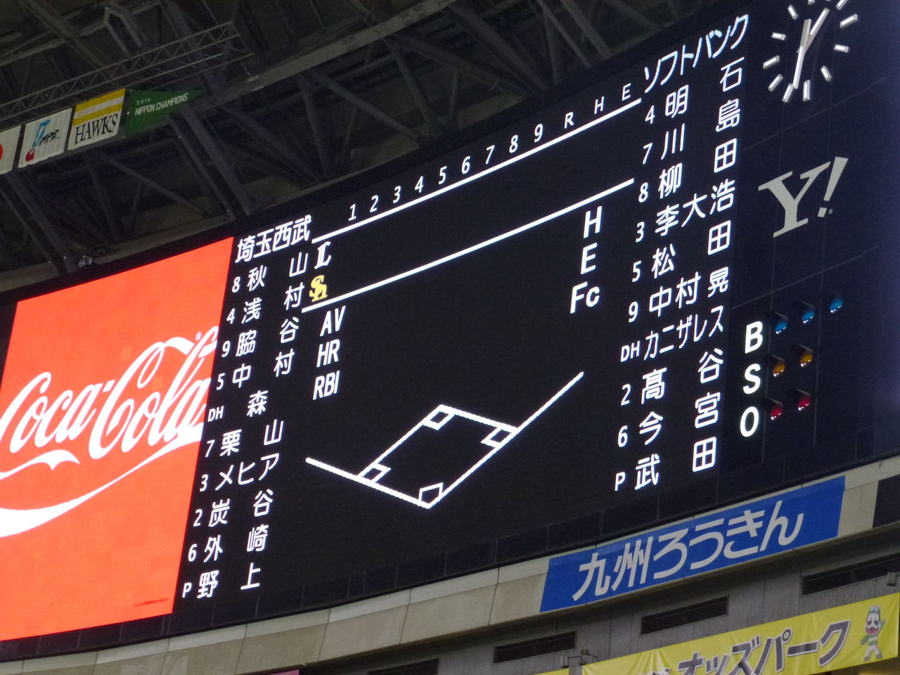 ソフトバンクホークス 野球観戦と飛行機と海外旅行とか